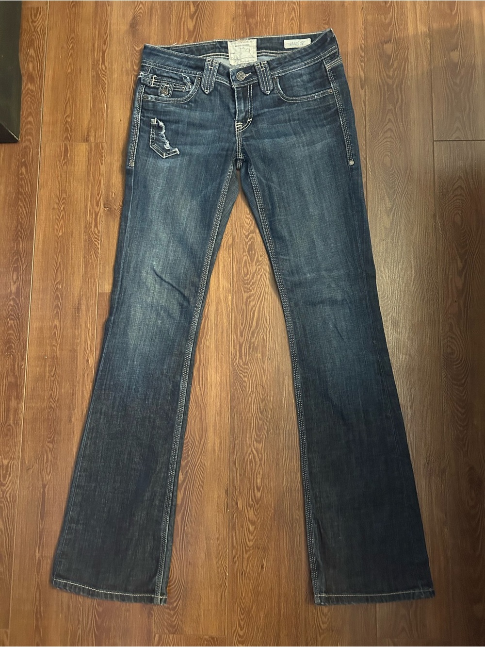 Taverniti So Jeans Dark Blue Flare Jeans